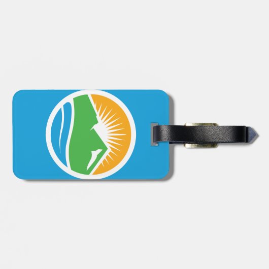 Vlag van Provo, Utah Bagagelabel (Achterkant horizontaal)