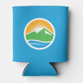 Vlag van Provo, Utah Blikjeskoeler (Voorkant)