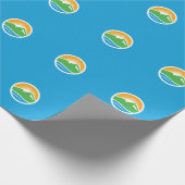 Vlag van Provo, Utah Cadeaupapier (Hoek)