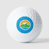 Vlag van Provo, Utah Golfballen (Voorkant)