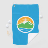 Vlag van Provo, Utah Golfhanddoek (Insitu)