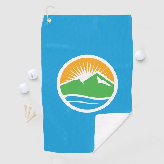 Vlag van Provo, Utah Golfhanddoek (Insitu)
