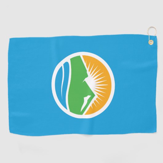 Vlag van Provo, Utah Golfhanddoek (Horizontaal)
