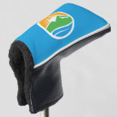 Vlag van Provo, Utah Golfheadcover (3/4 voorkant)