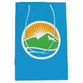 Vlag van Provo, Utah Medium Cadeauzakje (Voorkant)
