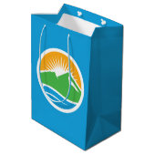 Vlag van Provo, Utah Medium Cadeauzakje (Achterkant Gekanteld)