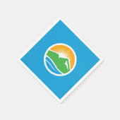 Vlag van Provo, Utah Servet (Hoek)