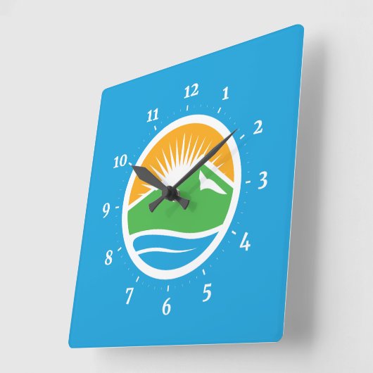 Vlag van Provo, Utah Vierkante Klok (Hoek)