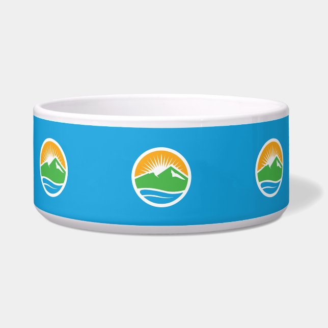 Vlag van Provo, Utah Voerbakje (Voorkant)