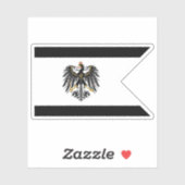 Vlag van Pruisen (1892-1918) Sticker (Vel)