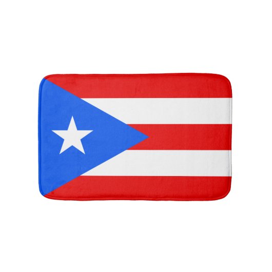 vlag van Puerto Rican Badmat (Voorkant)