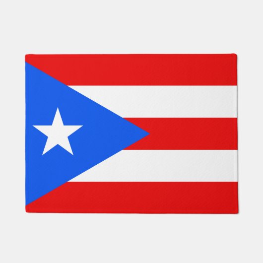 vlag van Puerto Rican Deurmat (Voorkant)