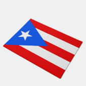 vlag van Puerto Rican Deurmat (Schuin)