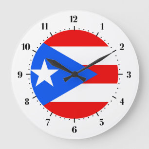 vlag van Puerto Rican Grote Klok