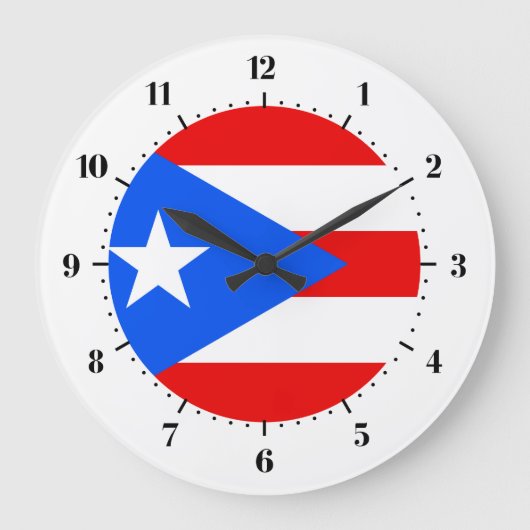 vlag van Puerto Rican Grote Klok (Voorkant)