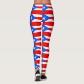 vlag van Puerto Rican Leggings (Achterkant)
