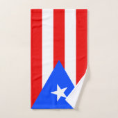 Vlag van Puerto Rico Bad Handdoek (Handdoek)