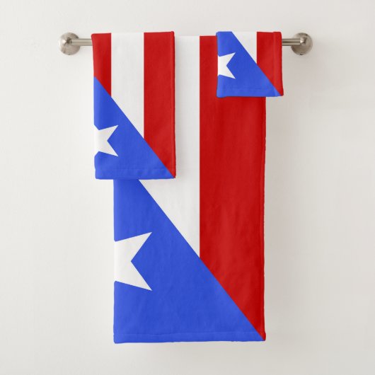 vlag van Puerto Rico Bad Handdoek (Insitu)