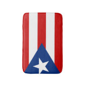 Vlag van Puerto Rico Badmat (Voorkant Verticaal)