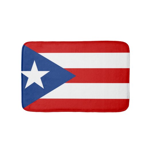 Vlag van Puerto Rico Badmat (Voorkant)