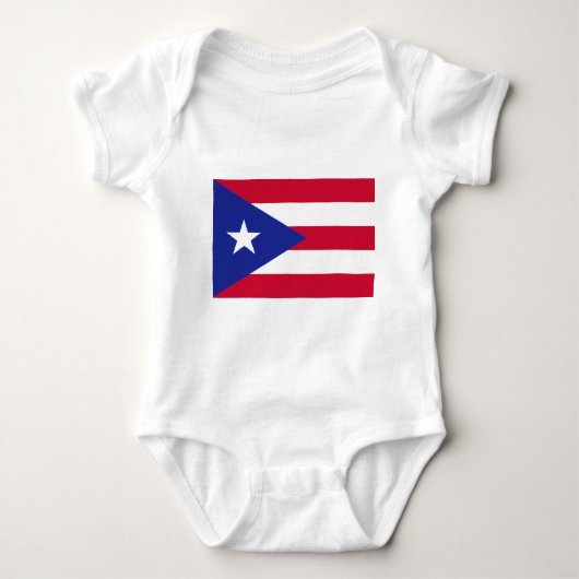 Vlag van Puerto Rico - Bandera de Puerto Rico Romper (Voorkant)