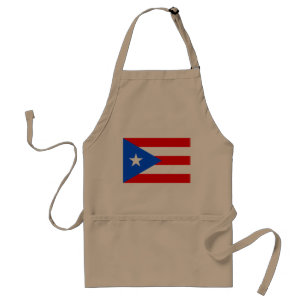vlag van Puerto Rico BBQ apron   Puerto Ricaanse t Standaard Schort