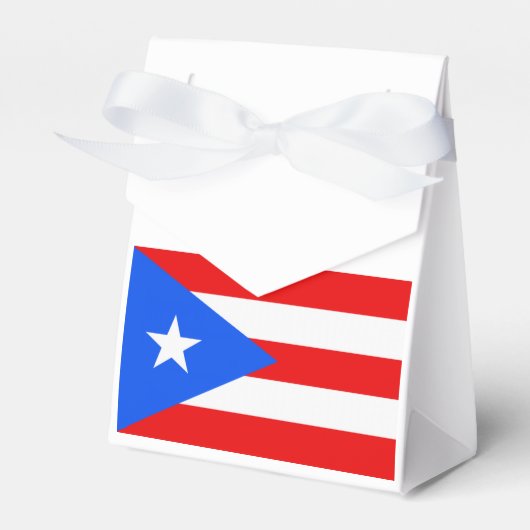 Vlag van Puerto Rico Bedankdoosjes (Voorkant Zijde)
