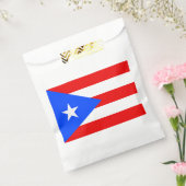 Vlag van Puerto Rico Bedankzakje (Gezegeld)