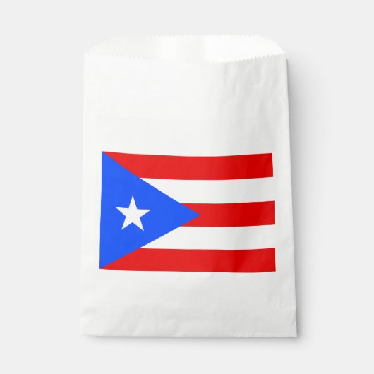 Vlag van Puerto Rico Bedankzakje (Voorkant)