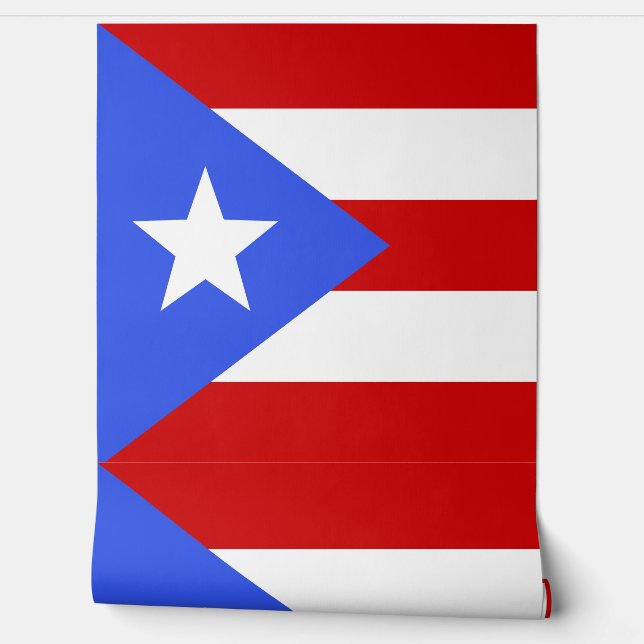 vlag van Puerto Rico Behang (Afrollen)
