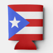 vlag van Puerto Rico Blikjeskoeler (Achterkant)