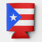 Vlag van Puerto Rico Blikjeskoeler (Voorkant)