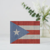 Vlag van Puerto Rico Briefkaart (Staand voorkant)