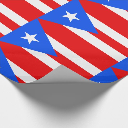 vlag van Puerto Rico Cadeaupapier (Hoek)