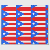 vlag van Puerto Rico Cadeaupapier (Vlak)