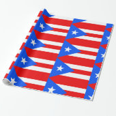 vlag van Puerto Rico Cadeaupapier (Uitgerold)