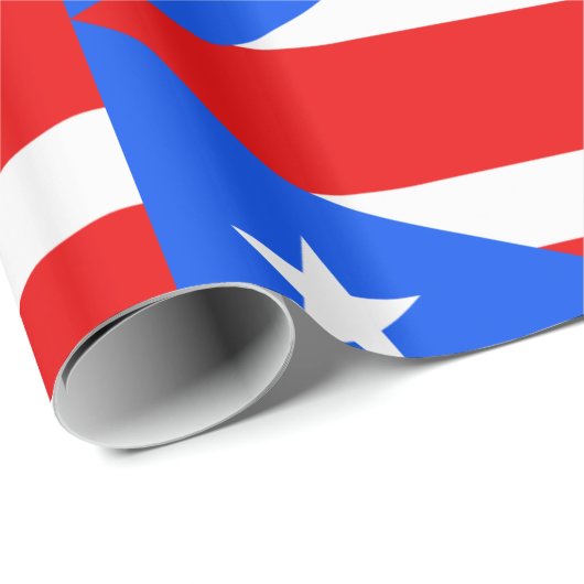 vlag van Puerto Rico Cadeaupapier (Rol Hoek)