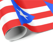 Vlag van Puerto Rico Cadeaupapier (Rol Hoek)