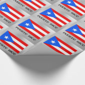 Vlag van Puerto Rico Cadeaupapier (Hoek)
