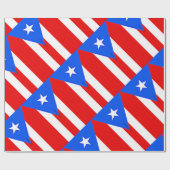 vlag van Puerto Rico Cadeaupapier (Vlak)