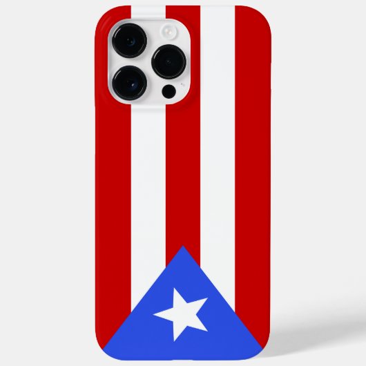 vlag van Puerto Rico Case-Mate iPhone Case (Achterkant)
