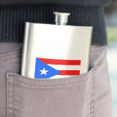 Vlag van Puerto Rico Classic Flask Flacon (Voorbeeld)