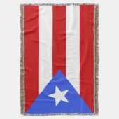 vlag van Puerto Rico Deken (Voorkant Verticaal)