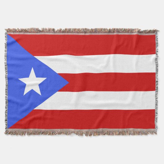 vlag van Puerto Rico Deken (Voorkant)