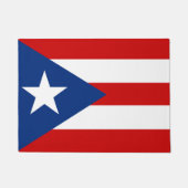 Vlag van Puerto Rico Deurmat (Voorkant)