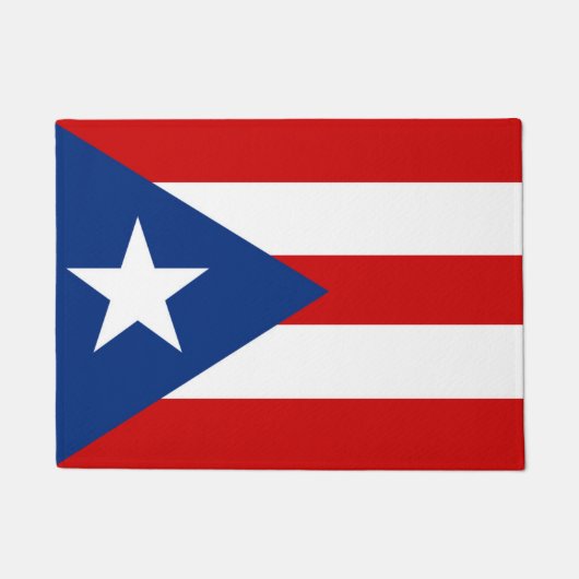 Vlag van Puerto Rico Deurmat (Voorkant)