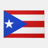 Vlag van Puerto Rico Deurmat (Voorkant)