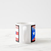 Vlag van Puerto Rico Espresso Kop (Achterkant)