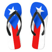 Vlag van Puerto Rico Flips Flops Teenslippers (Voetbed)