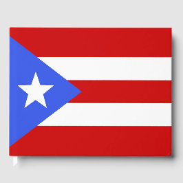 vlag van Puerto Rico Gastenboek